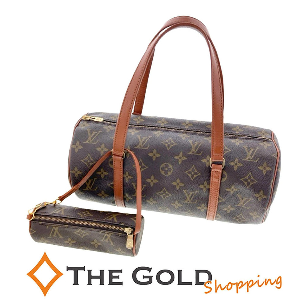 Louis Vuitton Papillon Monogram Canvas Top Handle Bag Top Handle Bag Brown